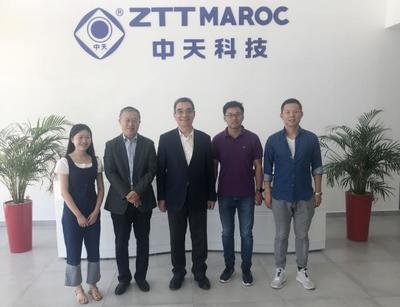 全國政協常委林毅夫視察中天摩洛哥工廠，擘畫中非通信建設合作新藍圖